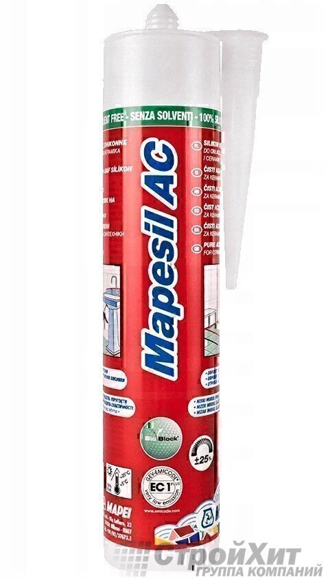 MAPEI MAPESIL AC силиконовый герметик