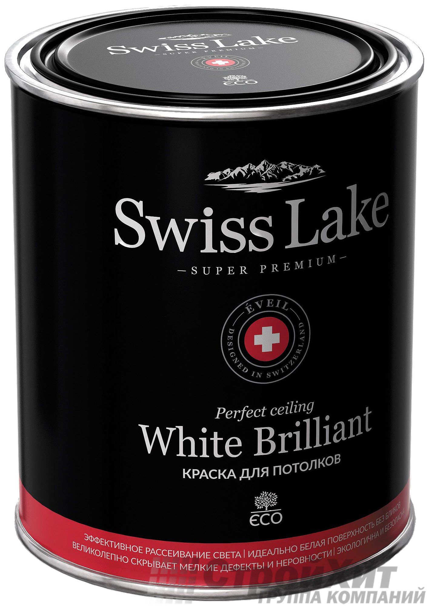 Swiss Lake White Brilliant глубокоматовая краска
