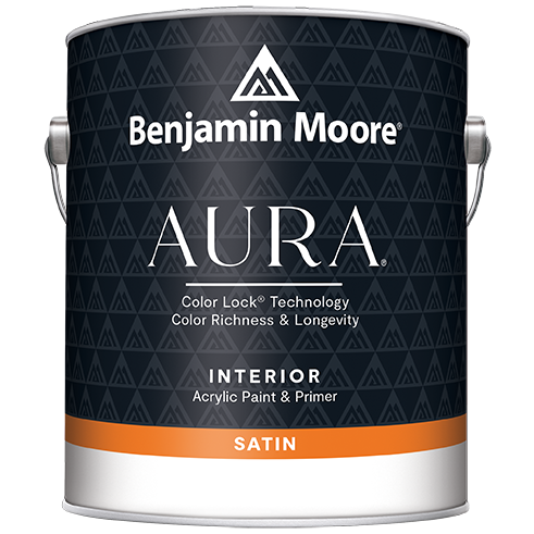 Benjamin Moore 526 Aura Interior Satin Finish шелковисто-матовое покрытие