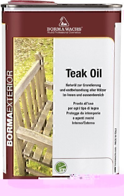 BORMA WACHS Teak Oil (прозрачный) тиковое масло