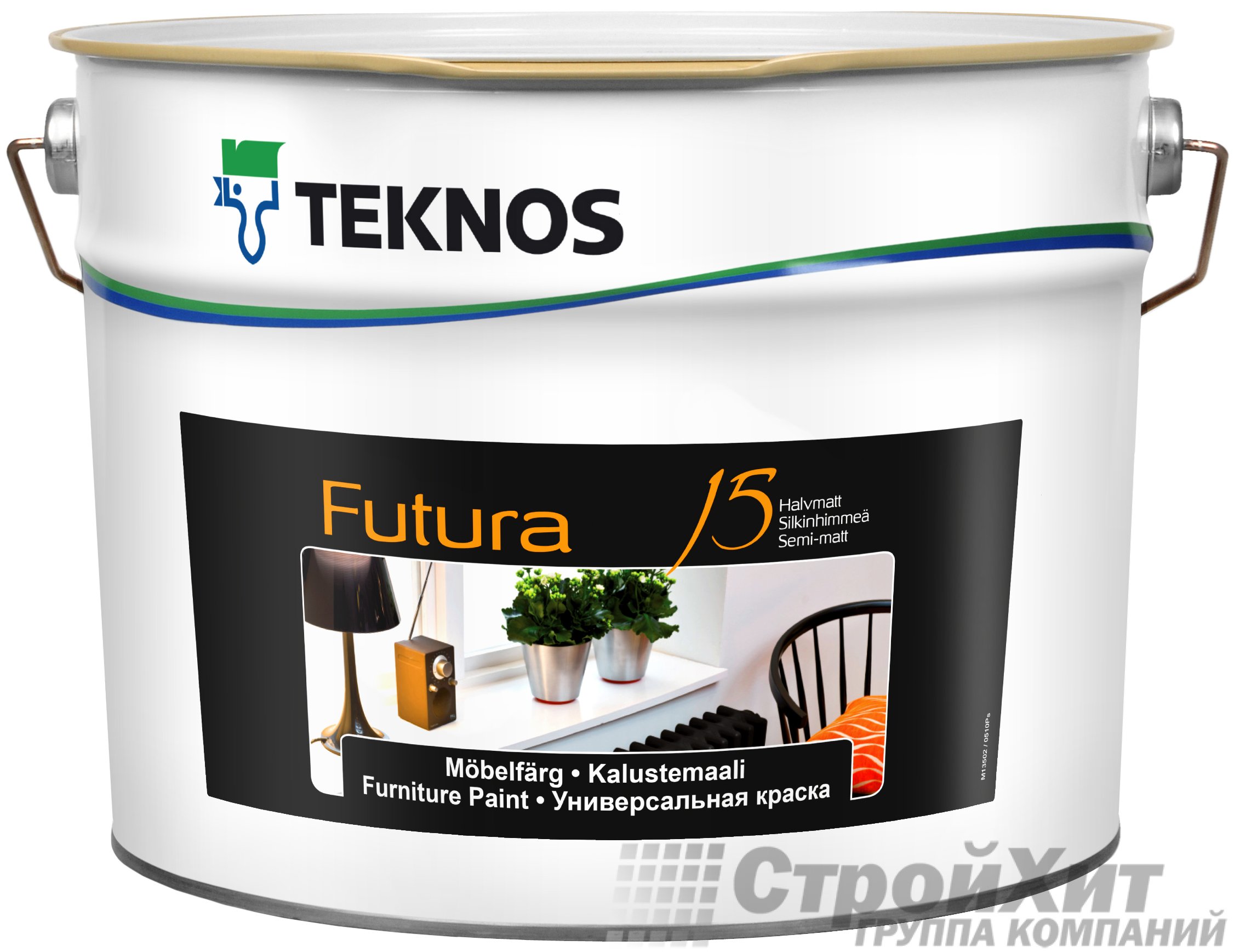 Teknos Futura 15 шелковисто-матовая краска