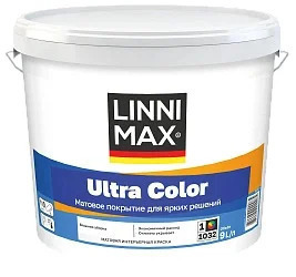 LINNIMAX ULTRA COLOR / ЛИННИМАКС УЛЬТРА КОЛОР краска для стен потолков обоев водно-дисперсионная.
