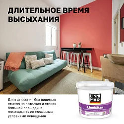 LINNIMAX LinniSilan /ЛИННИМАКС ЛинниСилан (CAPAROL CAPASILAN) глубокоматовая краска