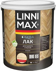 LINNIMAX (ALPINA) аква лак акриловый для паркета и полов для вн раб глянцевый, прозрачный