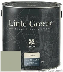 Little Greene Tom’s Oil Eggshell 2,5 л цвет LGGr295 палитра Little Greene Green