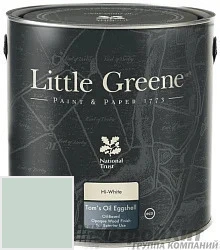 Little Greene Tom’s Oil Eggshell 2,5 л цвет LGGr284 палитра Little Greene Green