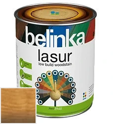 Belinka Lasur NEW / Белинка Лазурь Деревозащитное лазурное покрытие 0.75 л цвет Belinka 15  Дуб палитра 