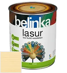 Belinka Lasur NEW / Белинка Лазурь Деревозащитное лазурное покрытие 0.75 л цвет 12 бесцветная палитра Belinka