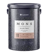 MONS INTERIOR PAINT – 100% акриловая глубоко матовая краска, 3% блеска