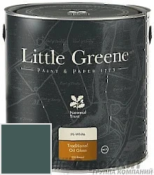 Little Greene Traditional Oil Gloss 2,5 л цвет LGGr312 палитра Little Greene Green