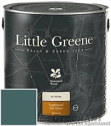 Little Greene Traditional Oil Gloss 2,5 л цвет LGGr311 палитра Little Greene Green
