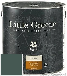 Little Greene Traditional Oil Gloss 2,5 л цвет LGGr306 палитра Little Greene Green