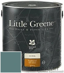 Little Greene Traditional Oil Gloss 2,5 л цвет LGGr310 палитра Little Greene Green