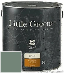 Little Greene Traditional Oil Gloss 2,5 л цвет LGGr304 палитра Little Greene Green