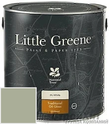 Little Greene Traditional Oil Gloss 2,5 л цвет LGGr295 палитра Little Greene Green