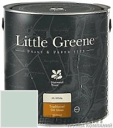 Little Greene Traditional Oil Gloss 2,5 л цвет LGGr284 палитра Little Greene Green