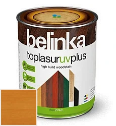 Belinka Toplasur UV Plus  NEW /Белинка Топлазурь УВ плюс Декоративное лазурное покрытие 5 л цвет 14 лиственница палитра Belinka