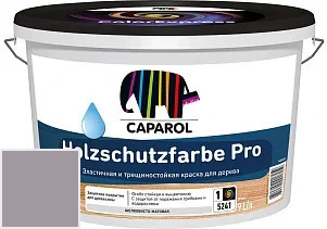 CAPAROL HOLZSCHUTZFARBE краска для древесины акриловая кроющая универсальная 9 л цвет Viola 10 палитра Caparol Facade A1 / LINNIMAX