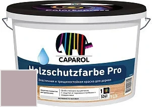 CAPAROL HOLZSCHUTZFARBE краска для древесины акриловая кроющая универсальная 9 л цвет Flamenco 50 палитра Caparol Facade A1 / LINNIMAX
