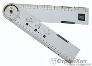 Orac Decor Линейка-транспортир FB15