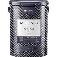 MONS PREMIUM PAINT – 100% акриловая интерьерная краска с шелковистым матовым блеском