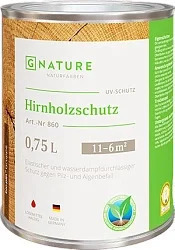 GNature Hirnholzschutz натуральная краска для защиты торцов древесины