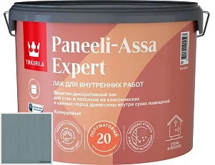 Tikkurila Paneeli Assa Expert  20 лак полуматовый 9 л цвет 3455 палитра TIKKURILA Интерьерные Лаки