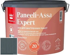 Tikkurila Paneeli Assa Expert  20 лак полуматовый 9 л цвет 5086 палитра TIKKURILA VALTTI