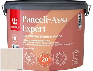 Tikkurila Paneeli Assa Expert  20 лак полуматовый 9 л цвет 3466 палитра TIKKURILA Интерьерные Лаки