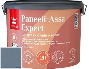Tikkurila Paneeli Assa Expert  20 лак полуматовый 9 л цвет 3456 палитра TIKKURILA Интерьерные Лаки