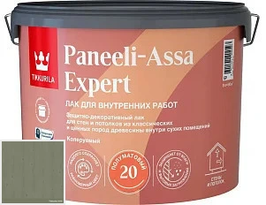 Tikkurila Paneeli Assa Expert  20 лак полуматовый 9 л цвет 3453 палитра TIKKURILA Интерьерные Лаки