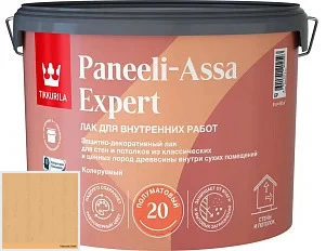 Tikkurila Paneeli Assa Expert  20 лак полуматовый 9 л цвет 3469 палитра TIKKURILA Интерьерные Лаки