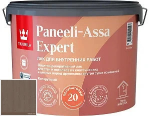 Tikkurila Paneeli Assa Expert  20 лак полуматовый 9 л цвет 3444 палитра TIKKURILA Интерьерные Лаки