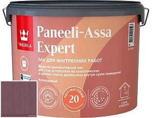 Tikkurila Paneeli Assa Expert  20 лак полуматовый 9 л цвет 3461 палитра TIKKURILA Интерьерные Лаки