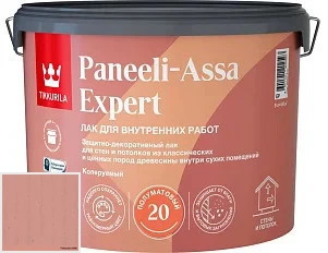 Tikkurila Paneeli Assa Expert  20 лак полуматовый 9 л цвет 3468 палитра TIKKURILA Интерьерные Лаки