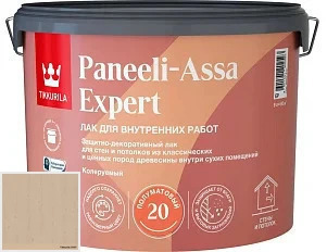Tikkurila Paneeli Assa Expert  20 лак полуматовый 9 л цвет 3467 палитра TIKKURILA Интерьерные Лаки