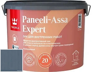 Tikkurila Paneeli Assa Expert  20 лак полуматовый 9 л цвет 5085 палитра TIKKURILA VALTTI