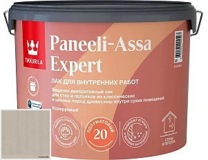 Tikkurila Paneeli Assa Expert  20 лак полуматовый 9 л цвет 5062 палитра TIKKURILA VALTTI