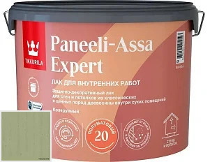 Tikkurila Paneeli Assa Expert  20 лак полуматовый 9 л цвет 3452 палитра TIKKURILA Интерьерные Лаки