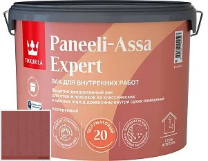 Tikkurila Paneeli Assa Expert  20 лак полуматовый 9 л цвет 3460 палитра TIKKURILA Интерьерные Лаки