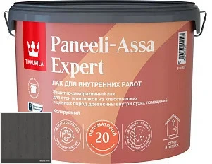Tikkurila Paneeli Assa Expert  20 лак полуматовый 9 л цвет 3445 палитра TIKKURILA Интерьерные Лаки