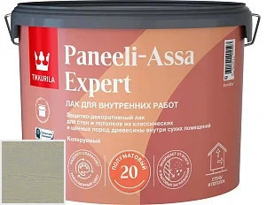 Tikkurila Paneeli Assa Expert  20 лак полуматовый 9 л цвет 3439 палитра TIKKURILA Интерьерные Лаки