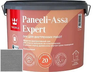 Tikkurila Paneeli Assa Expert  20 лак полуматовый 9 л цвет 3437 палитра TIKKURILA Интерьерные Лаки