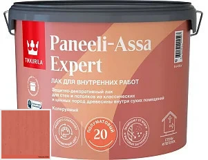 Tikkurila Paneeli Assa Expert  20 лак полуматовый 9 л цвет 3459 палитра TIKKURILA Интерьерные Лаки