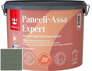 Tikkurila Paneeli Assa Expert  20 лак полуматовый 9 л цвет 3435 палитра TIKKURILA Интерьерные Лаки