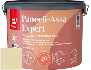 Tikkurila Paneeli Assa Expert  20 лак полуматовый 9 л цвет 3438 палитра TIKKURILA Интерьерные Лаки