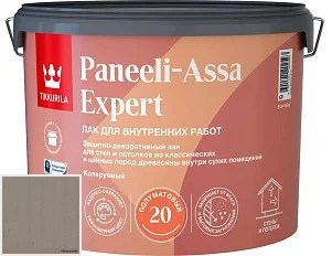 Tikkurila Paneeli Assa Expert  20 лак полуматовый 9 л цвет 3465 палитра TIKKURILA Интерьерные Лаки