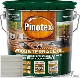 PINOTEX WOOD&TERRACE OIL 9 л цвет 005 палитра Pinotex "Древесная Гармония"