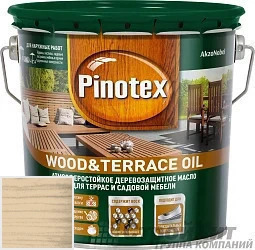 PINOTEX WOOD&TERRACE OIL 9 л цвет 002 палитра Pinotex "Древесная Гармония"