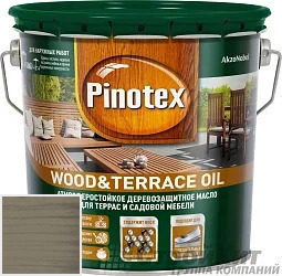 PINOTEX WOOD&TERRACE OIL 9 л цвет 006 палитра Pinotex "Древесная Гармония"